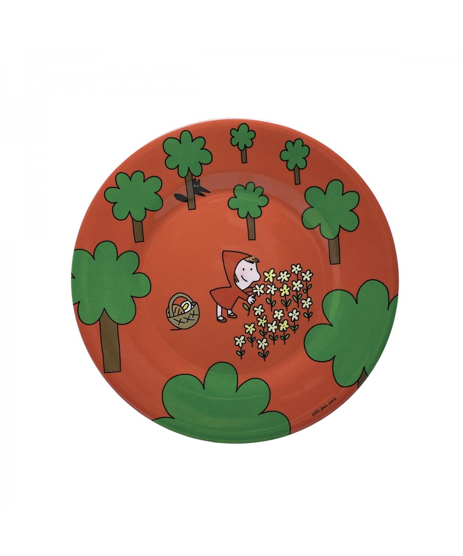 ASSIETTE À DESSERT CHAPERON ROUGE Ø20cm