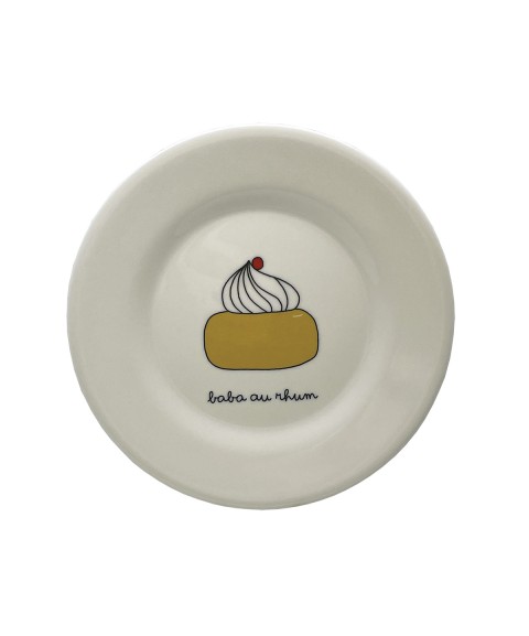 ASSIETTE À DESSERT BABA AU...