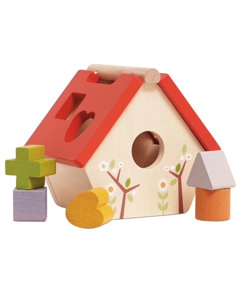 WOODLAND BIRD HOUSE SHAPE SORTER