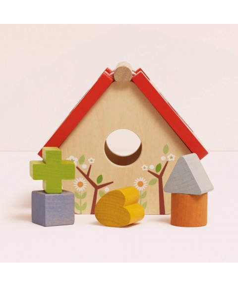 WOODLAND BIRD HOUSE SHAPE SORTER