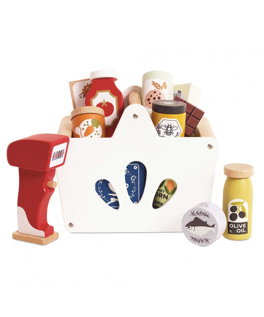 PANIER COMPLET DE COURSES ET SCANNER 