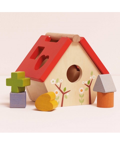 WOODLAND BIRD HOUSE SHAPE SORTER