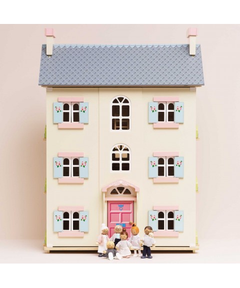 CHERRY TREE HALL WOODEN DOLLS HOUSE