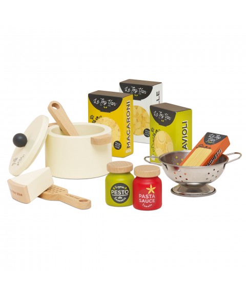 WOODEN ORGANIC PASTA SET