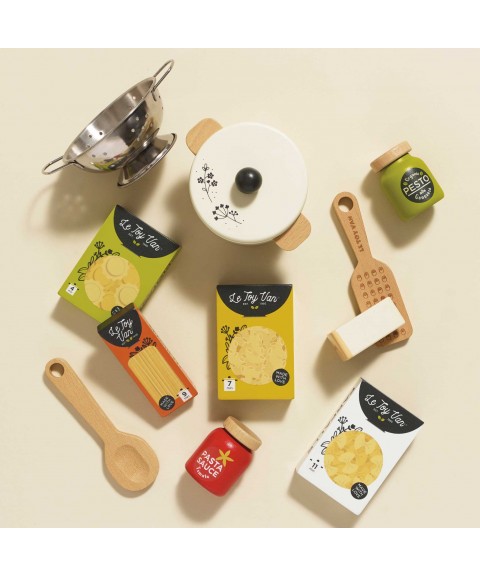 WOODEN ORGANIC PASTA SET