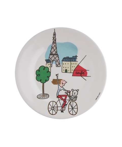 DESSERT PLATE PARIS À VÉLO