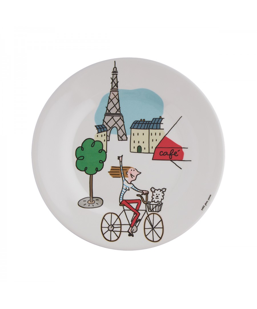 DESSERT PLATE PARIS À VÉLO
