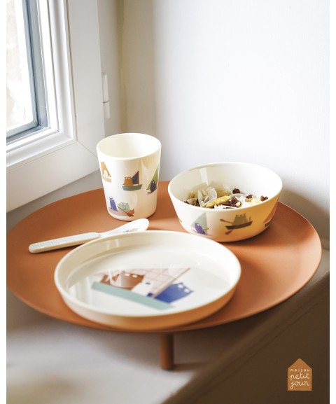 ASSIETTE BÉBÉ LES CHATS MARINS