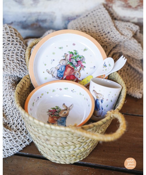 5-PIECE GIFT BOX PETER RABBIT APRICOT