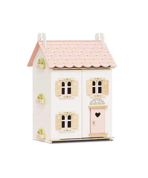MAISON DE POUPÉE ROSE COEUR