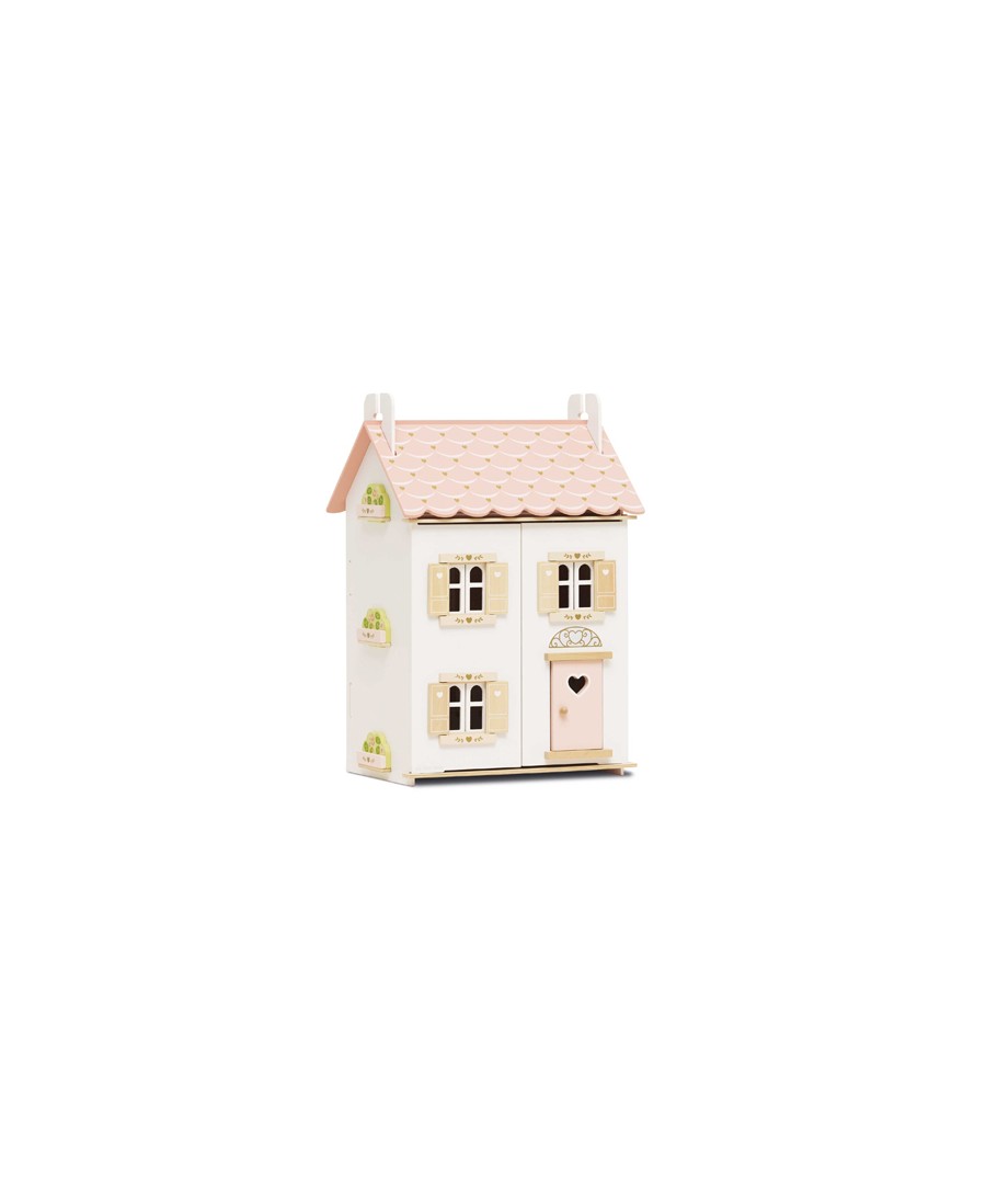 MAISON DE POUPÉE ROSE COEUR