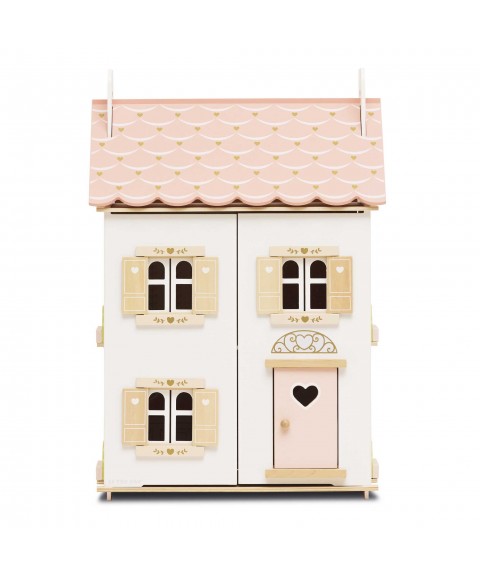 MAISON DE POUPÉE ROSE COEUR