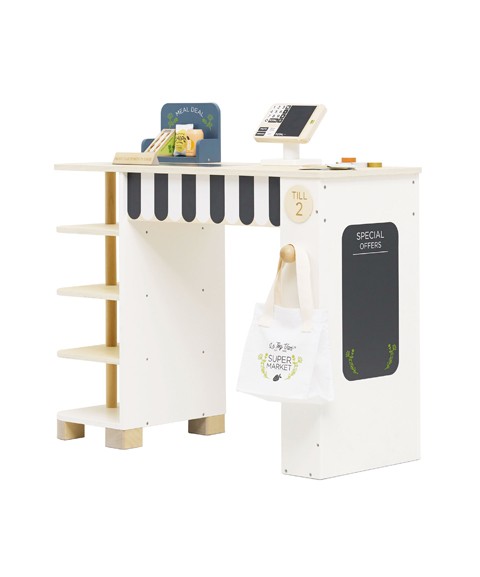 LA CAISSE DU SUPERMARCHÉ ET SES ACCESSOIRES