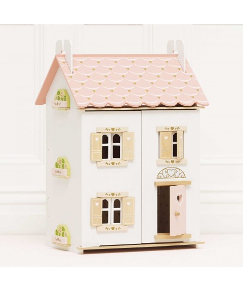 MAISON DE POUPÉE ROSE COEUR