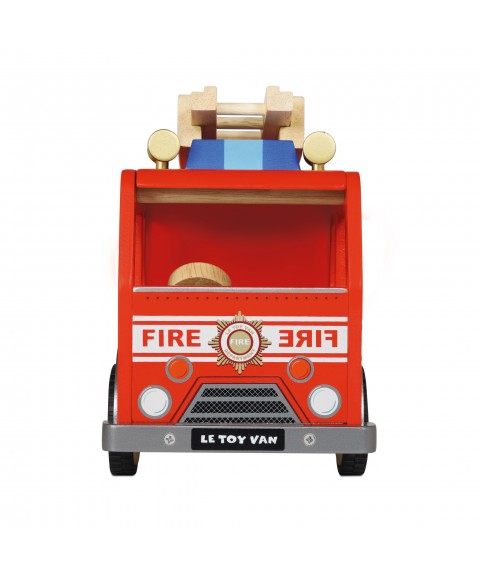 CAMION DE POMPIERS AVEC POMPIERS