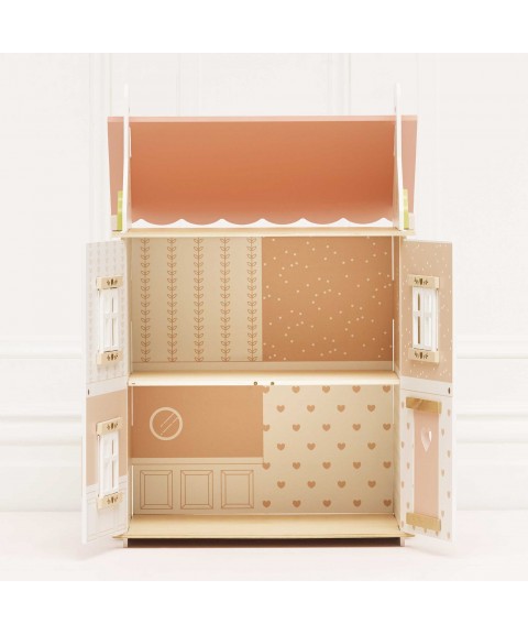 MAISON DE POUPÉE ROSE COEUR