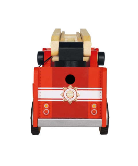 CAMION DE POMPIERS AVEC POMPIERS