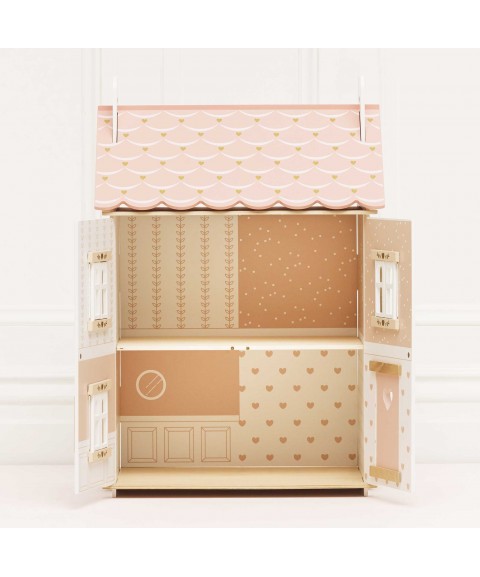 MAISON DE POUPÉE ROSE COEUR