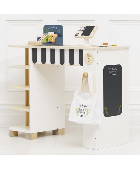 LA CAISSE DU SUPERMARCHÉ ET SES ACCESSOIRES