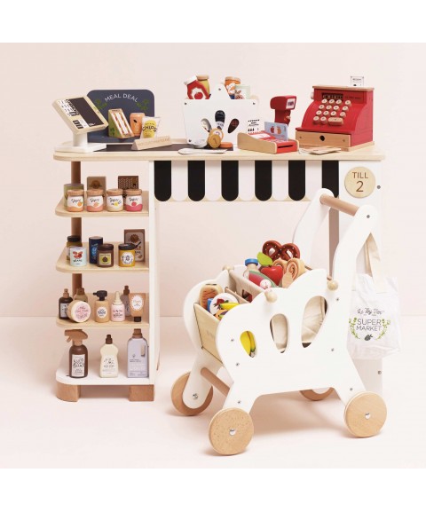 LA CAISSE DU SUPERMARCHÉ ET SES ACCESSOIRES