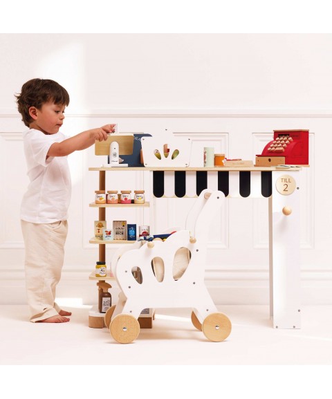 LA CAISSE DU SUPERMARCHÉ ET SES ACCESSOIRES