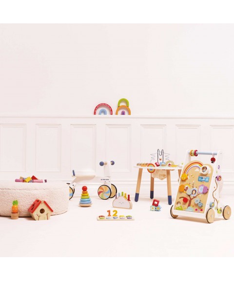 WOODEN RAINBOW RIDE ON TRIKE