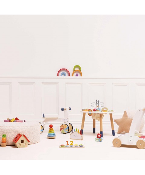 WOODEN RAINBOW RIDE ON TRIKE