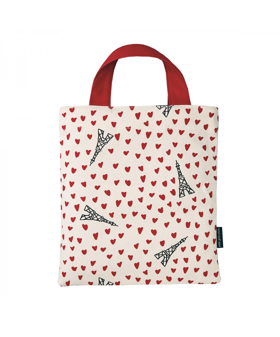 MINI TOTE BAG "PICTO COEURS"
