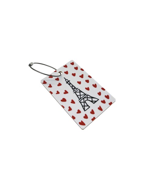 ÉTIQUETTE BAGAGE EN BOIS PICTO-COEUR