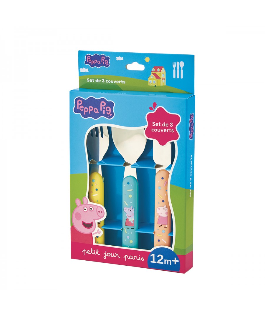 CUTLERY SET PEPPA PIG