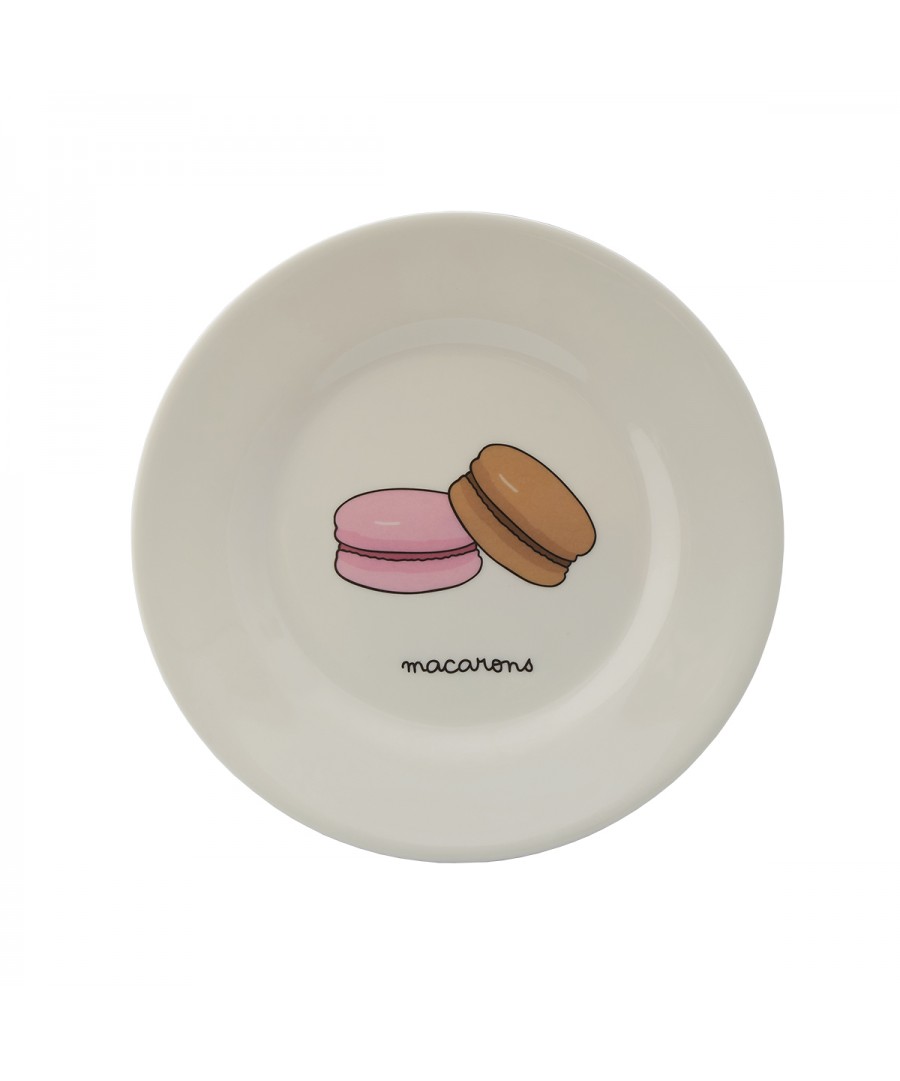 ASSIETTE À DESSERT MACARONS Ø20cm