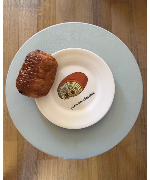 DESSERT PLATE PAIN AU CHOCOLAT 