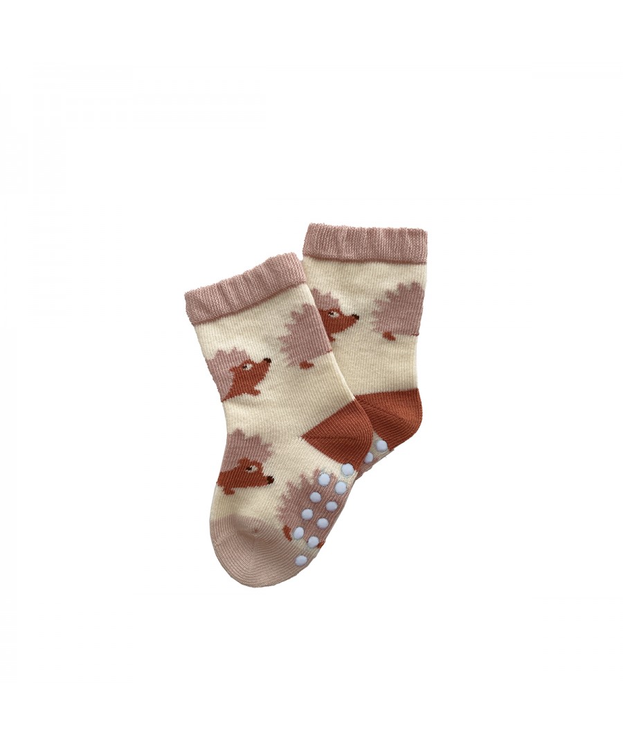 CHAUSSETTES ANTIDÉRAPANTES 6-12 MOIS LES HÉRISSONS