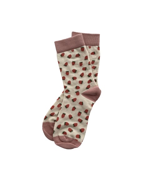 CHAUSSETTES 36/38 LES FRAISES
