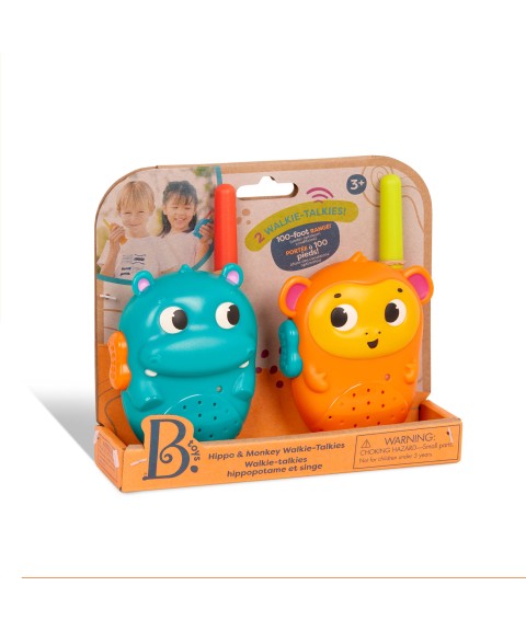 B.WALKIE TALKIES SET HIPPO...