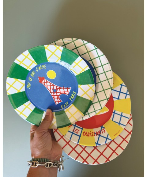 PLATE PARIS MOI CE QUE J'AIME  Ø20cm