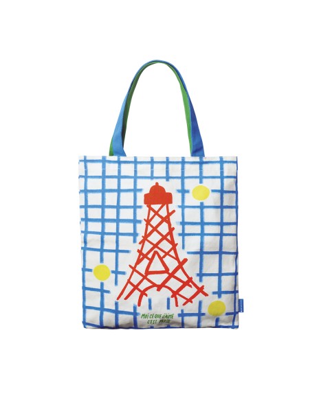 TOTE BAG  EIFFEL TOWER MOI CE QUE J'AIME