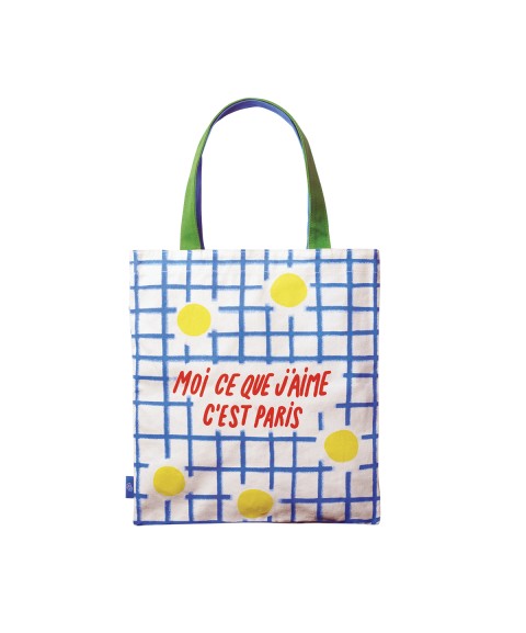 TOTE BAG  EIFFEL TOWER MOI CE QUE J'AIME