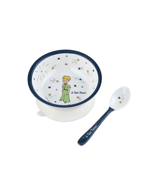 BOWL WITH SUCTION PAD AND SPOON THE LITTLE PRINCE